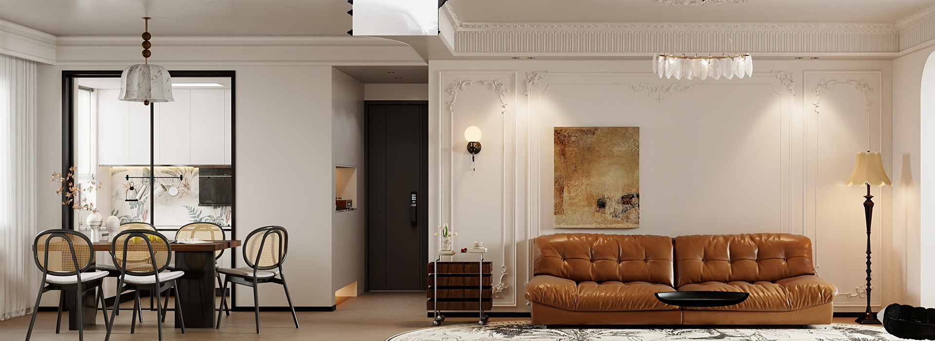 永泰时代装修,法式风格