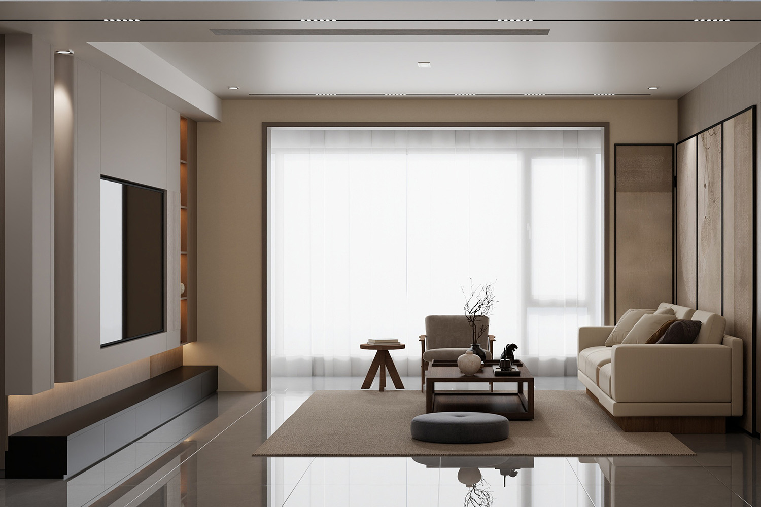 中信泰富装修效果图,宋氏美学风格