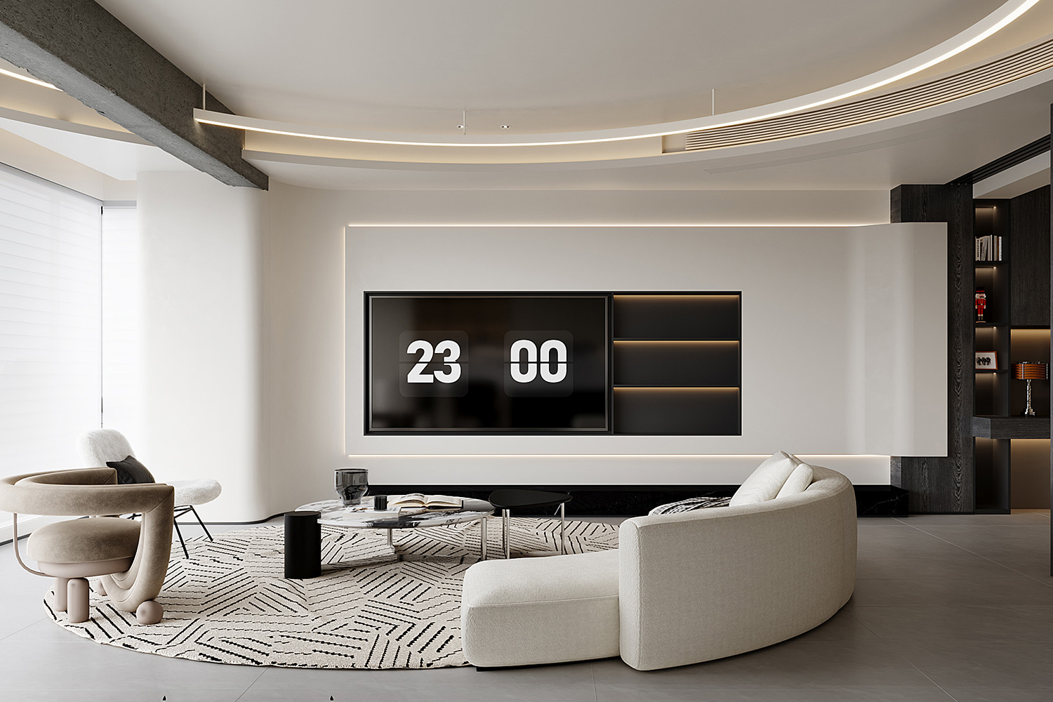 绿地海珀滨江装修,大平层装修