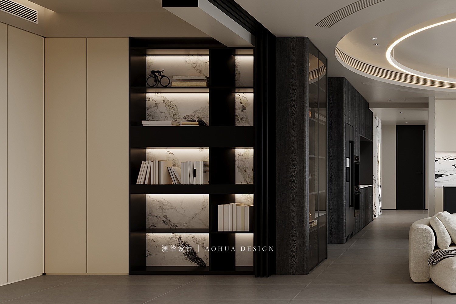 绿地海珀滨江装修,大平层装修