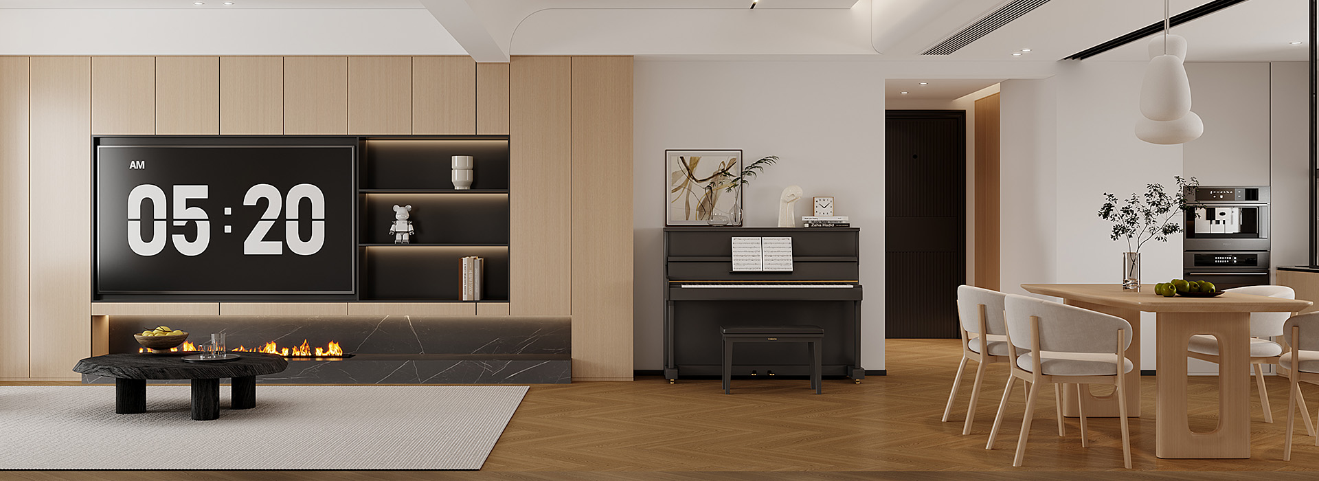 三阳金城装修,原木风装修