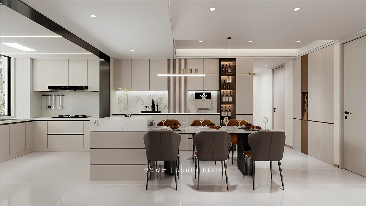 东方海棠花园装修,大平层装修