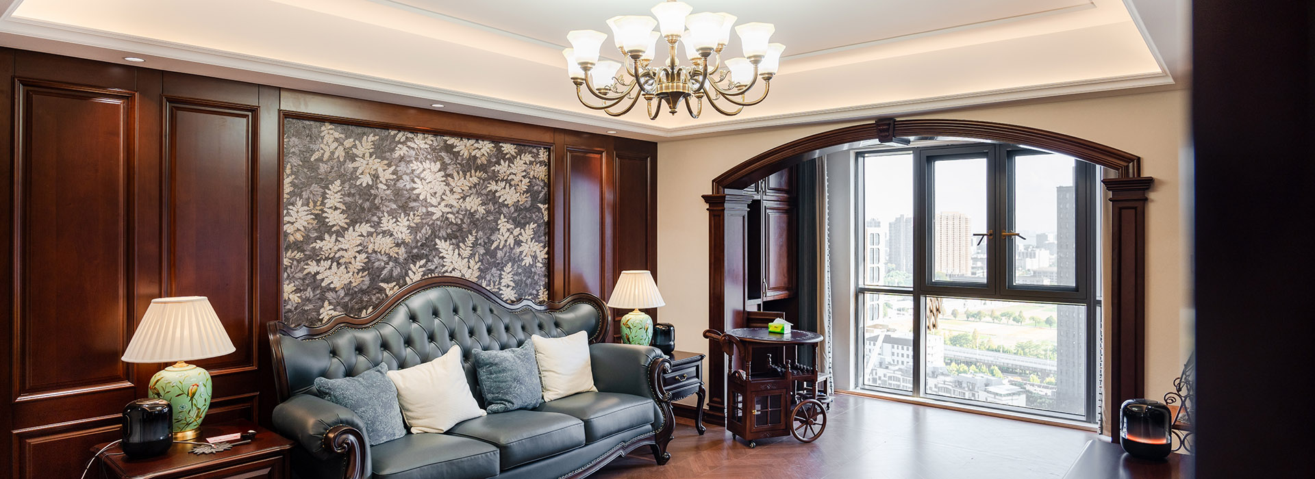 金地圣爱米伦装修,美式复古风格