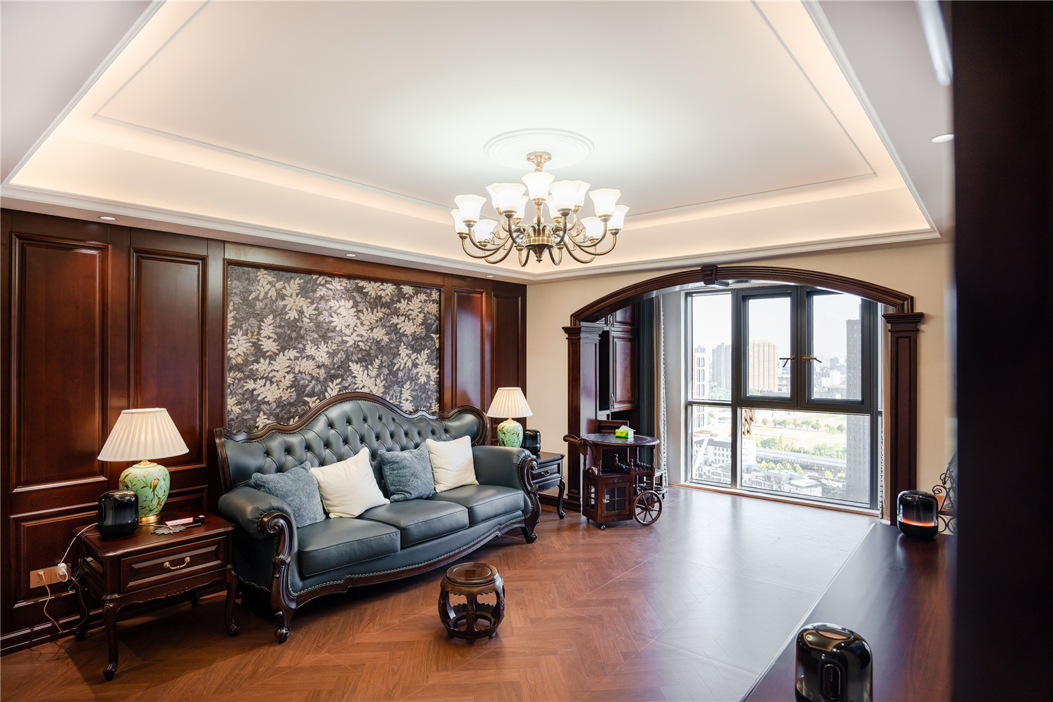 金地圣爱米伦装修,美式复古风格