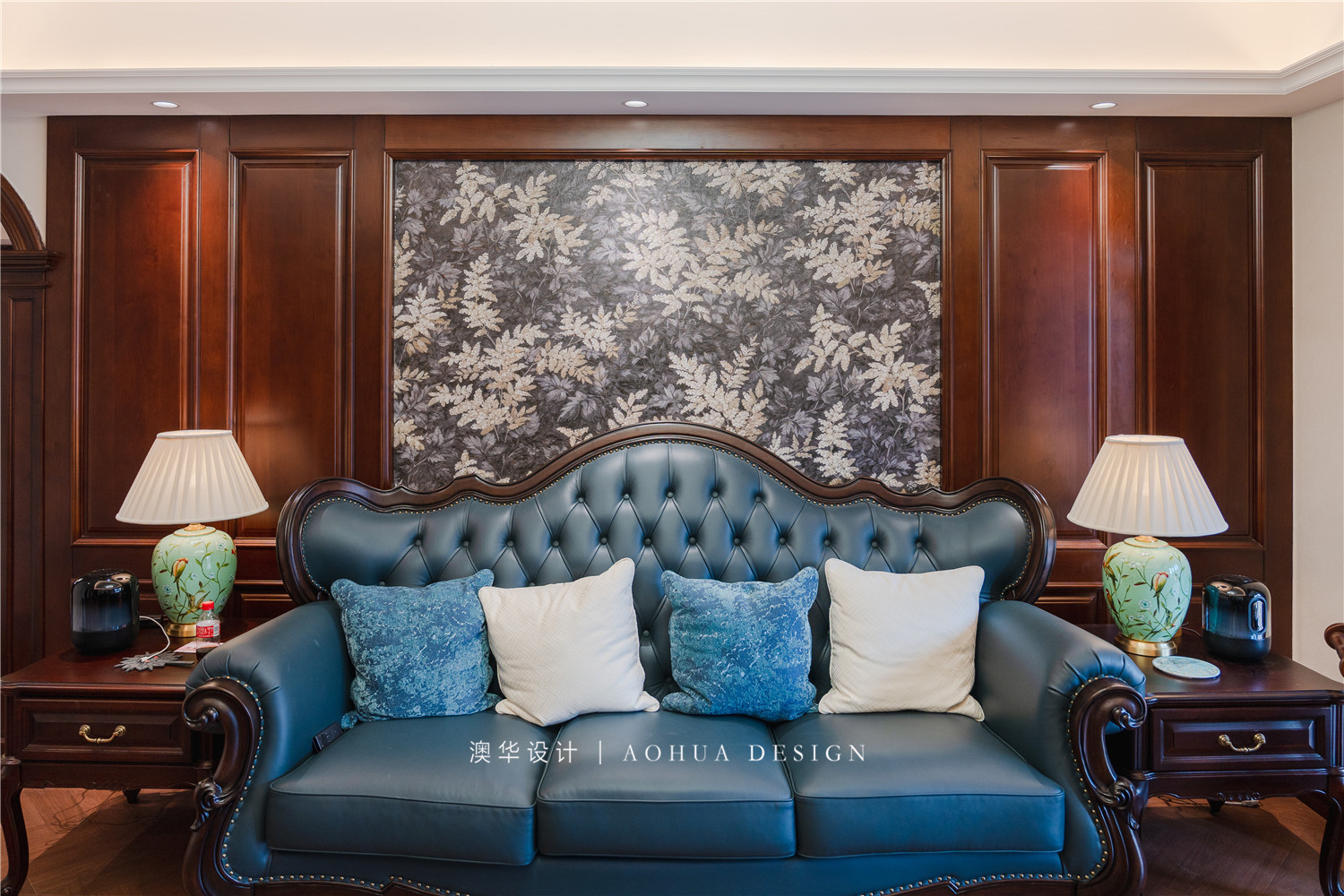 金地圣爱米伦装修,美式复古风格