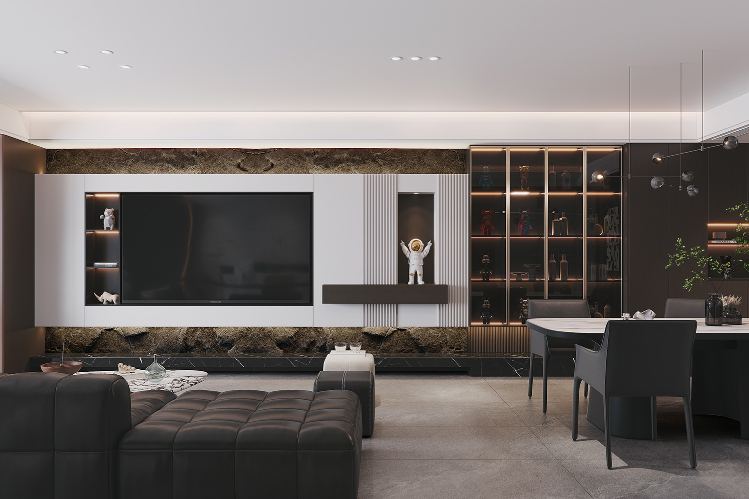 华侨城欢乐天际装修,大平层装修