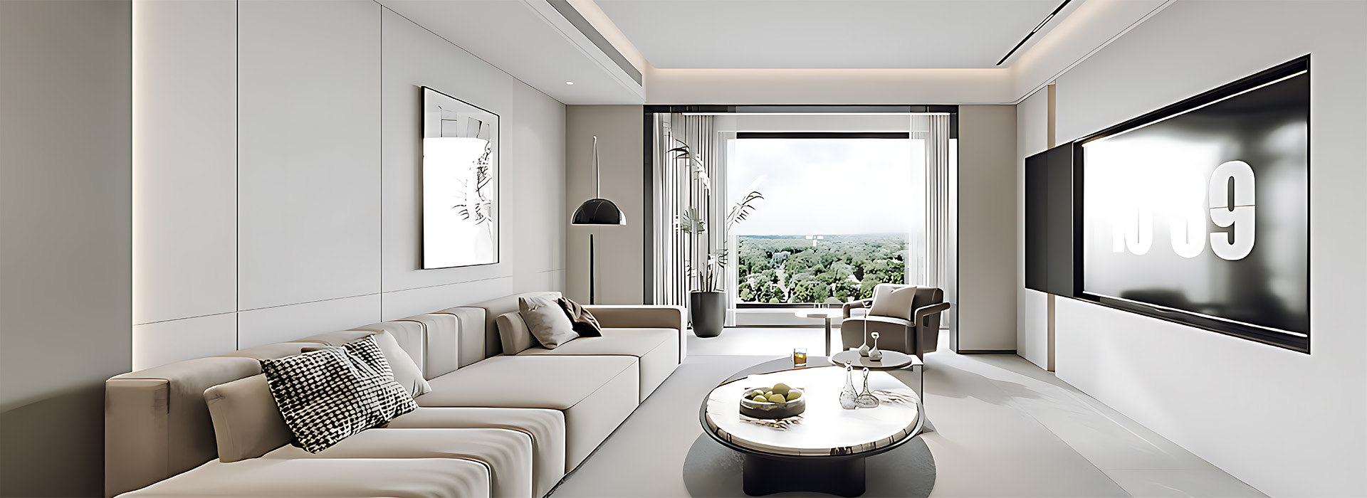 城投联投江南岸装修,现代风格设计