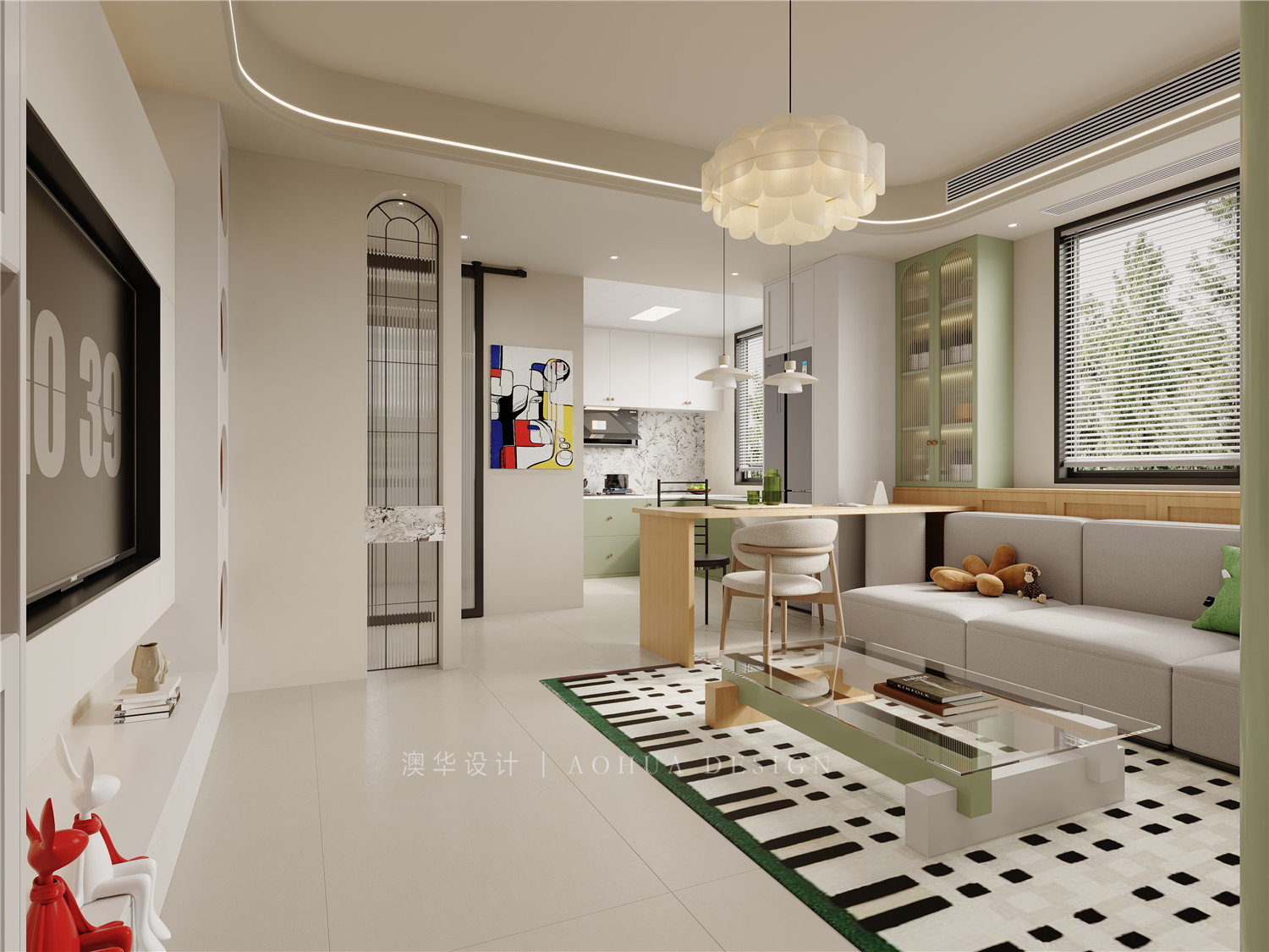 旧房改造,奶油风装修