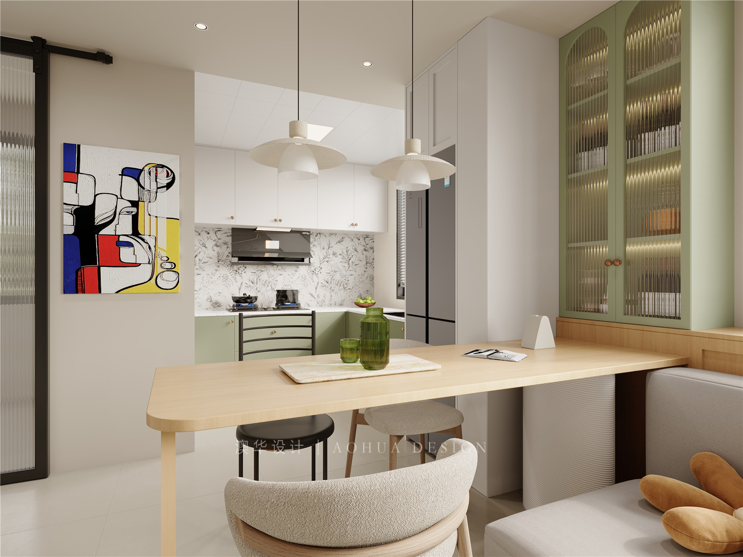 富豪花园装修,旧房全改