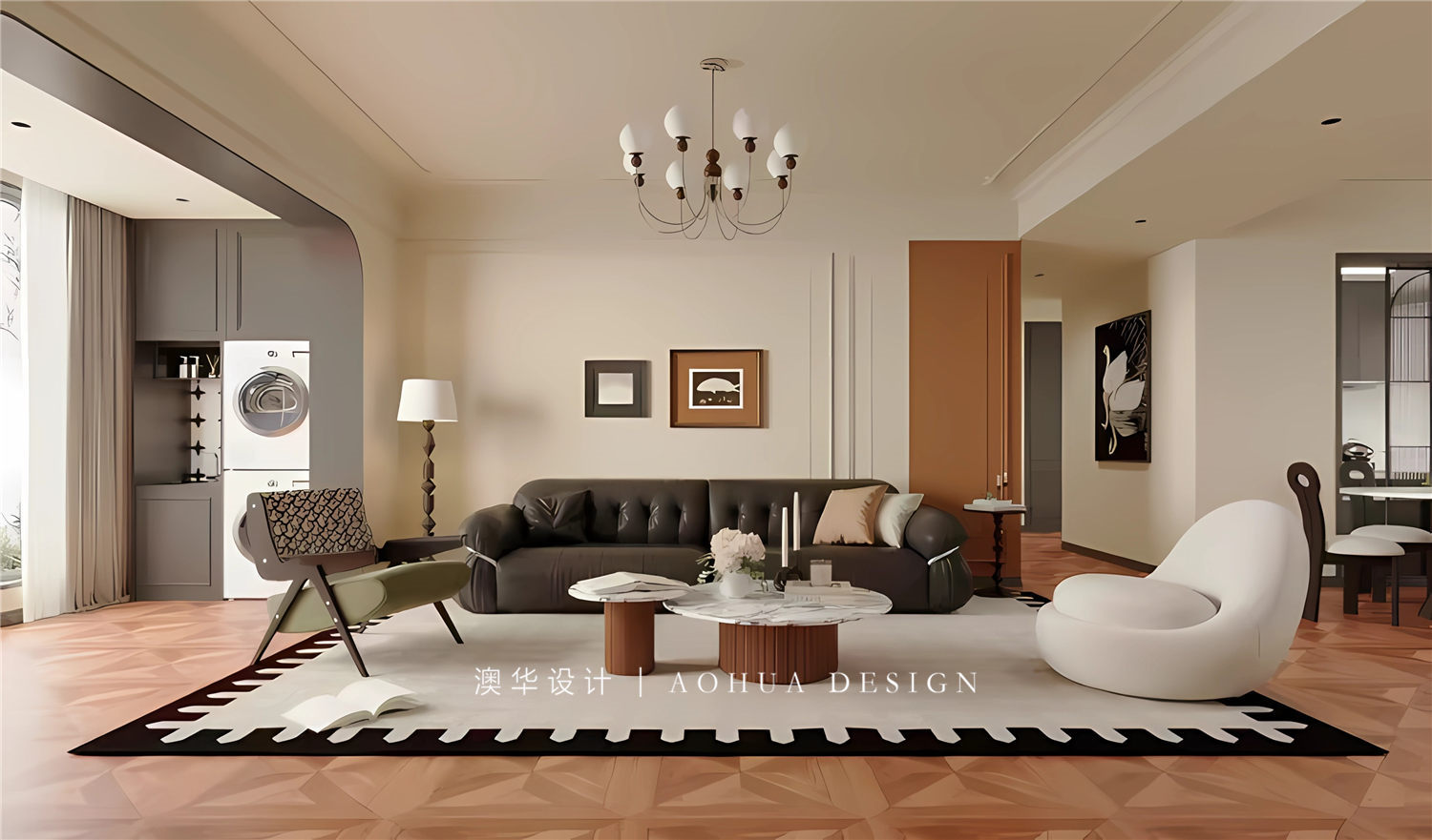 旧房改造,轻法式风格