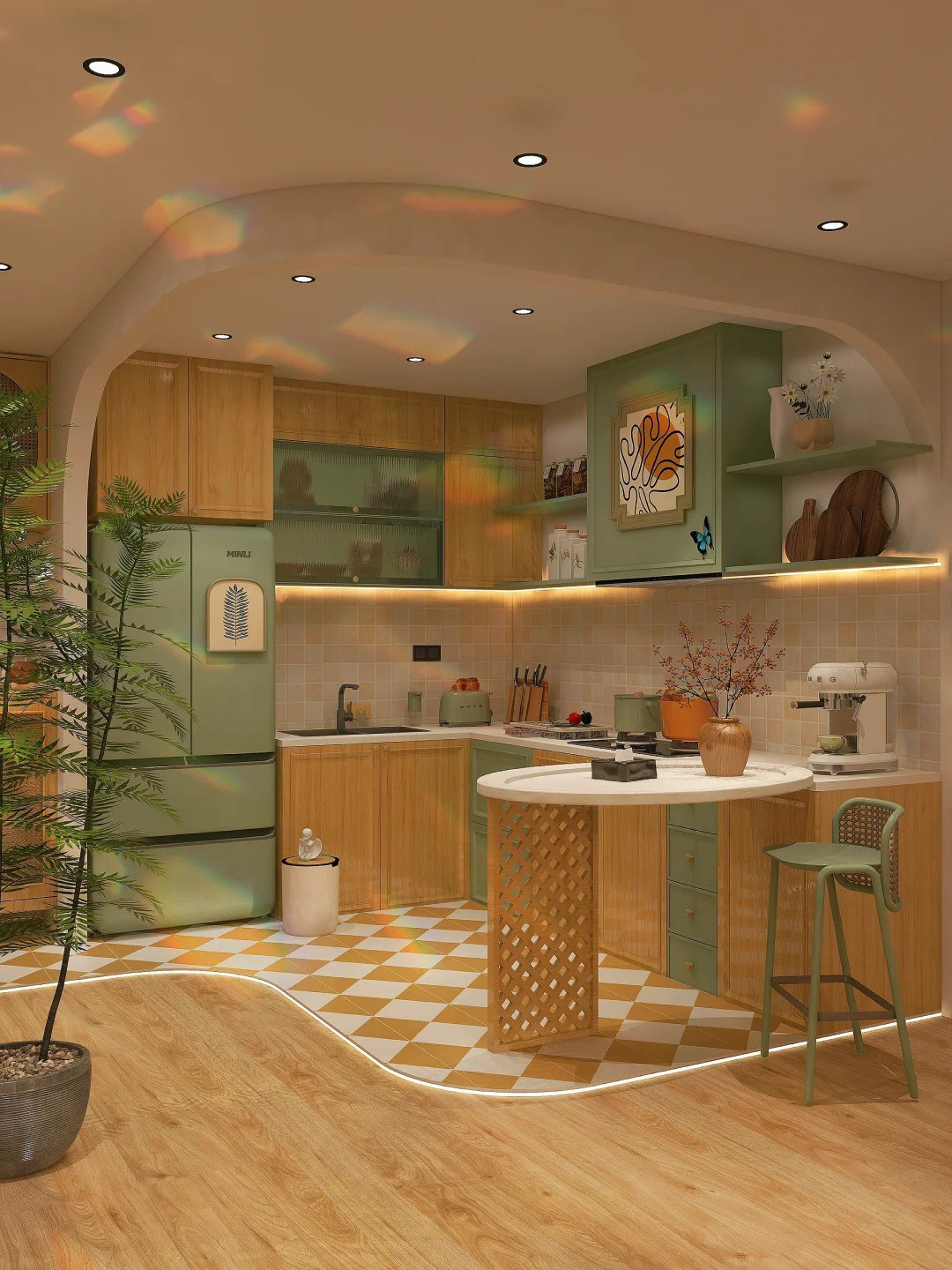 开放式厨房,厨房装修,厨房设计