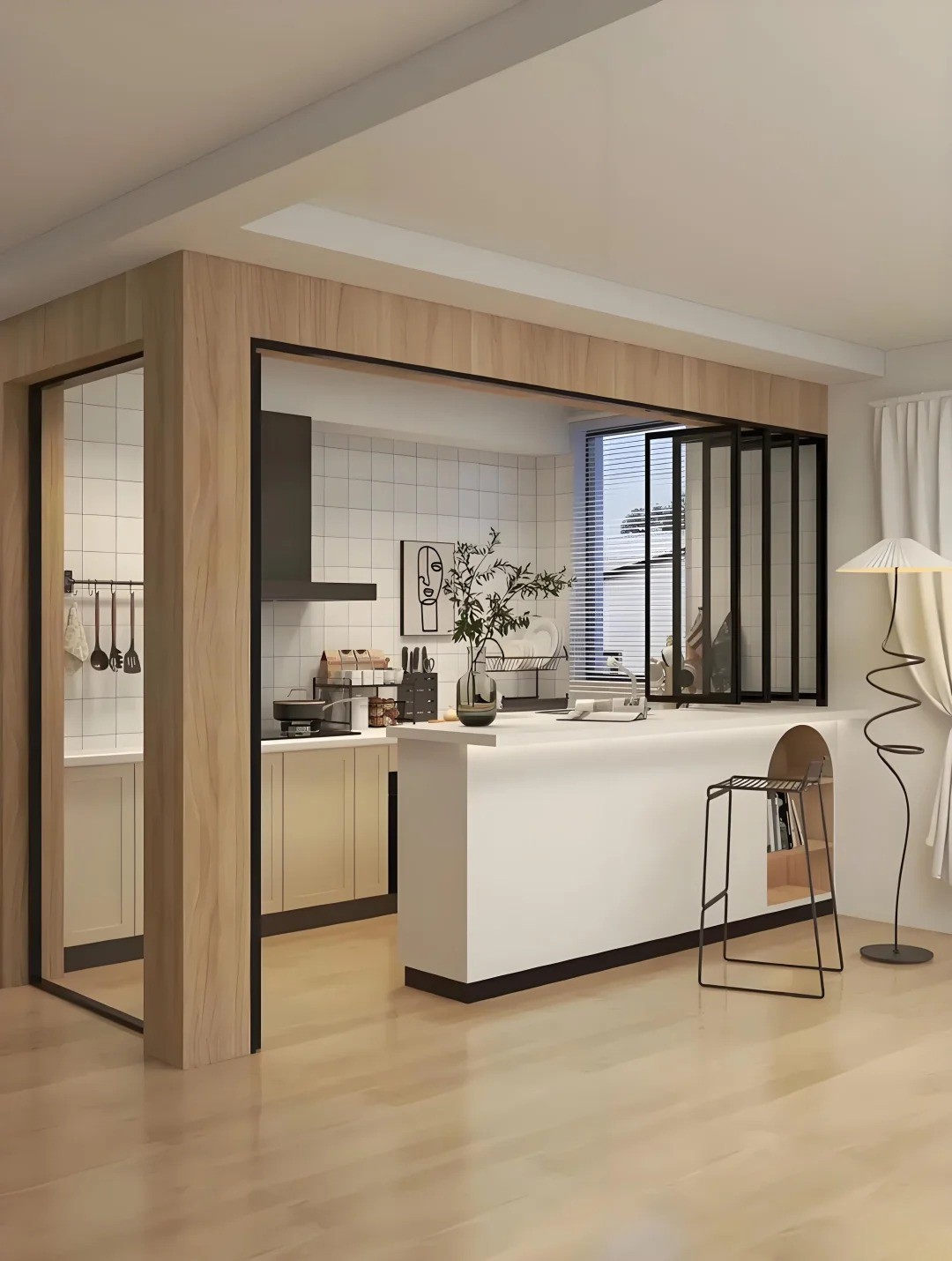 开放式厨房,厨房装修,厨房设计